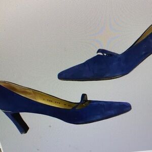 MIA Blue Suede Heels